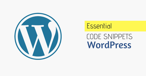 ওয়ার্ডপ্রেস সাইট এর জন্য প্রয়োজনীয় কিছু কোড স্নিপেট